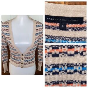 Marc by Marc Jacobs size Small S cardigan sweater top preppy